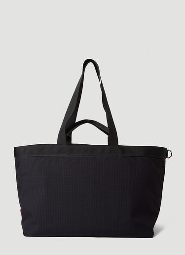 Tonal Check Tote Bag Acne Studios Tonal Check Tote Bag Black acn0150053