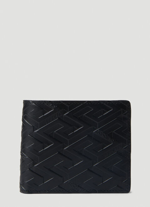 Maison Margiela Greca Motif Bi-Fold Wallet White mla0151051