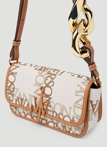 JW Anderson Chain Baguette Shoulder Bag Beige jwa0251024