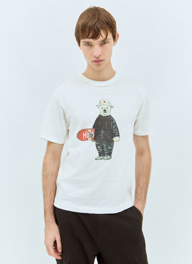 Logo Print T-Shirt Human Made Logo Print T-Shirt White hmd0158002