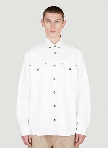 Versace Denim Overshirt White ver0155008