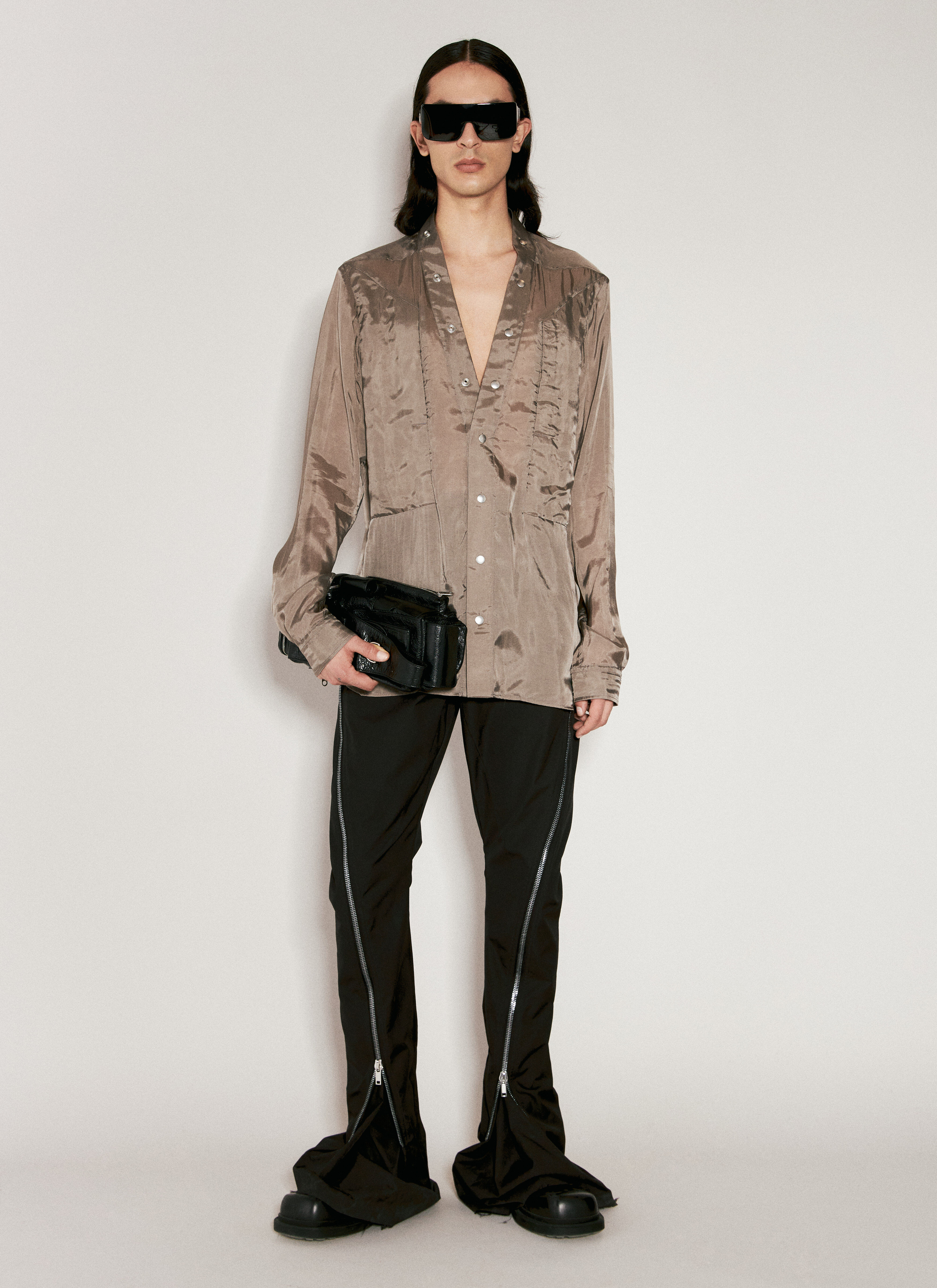 RICK OWENS | LARRY FOGPOCKET SHIRT
