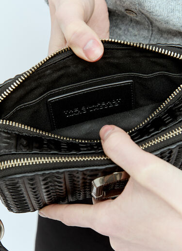 Marc Jacobs The Monogram Debossed Snapshot Shoulder Bag Black mcj0255010