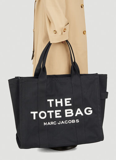 Marc Jacobs 徽标印花XL托特包 黑 mcj0247041