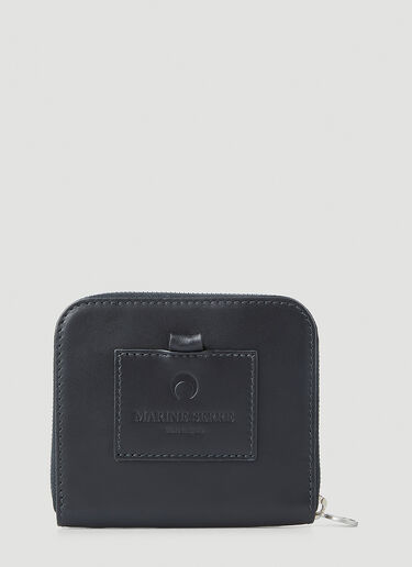 Marine Serre Moon Embossed Wallet in Black | LN-CC®