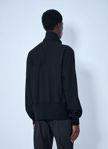 LN-CC® - Rick Owens: High-Neck Zip-Up Jacket - Black Rick Owens High-Neck Zip-Up Jacket Black ric0165061