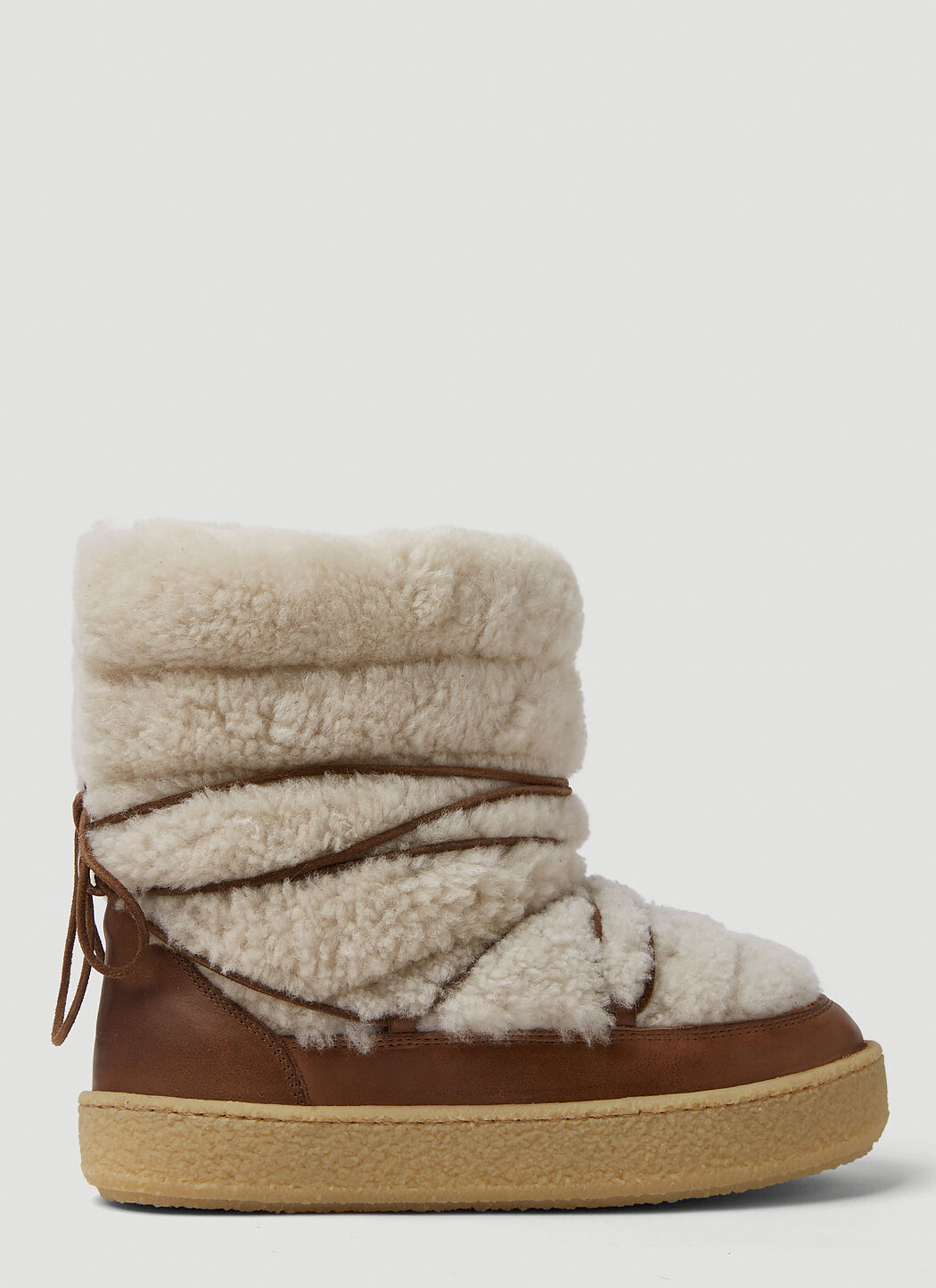 Isabel marant shearling boots on sale