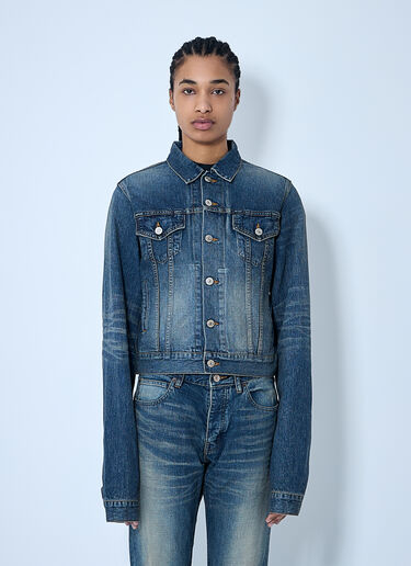 Balenciaga Denim Jacket Blue bal0259062