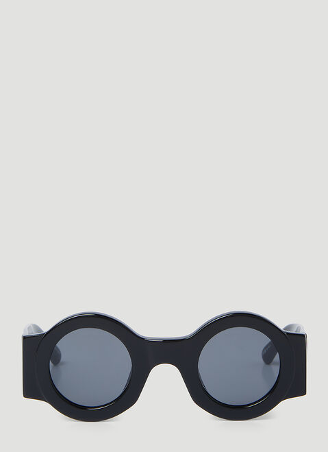 Dries Van Noten Round Sunglasses Brown dvn0154022