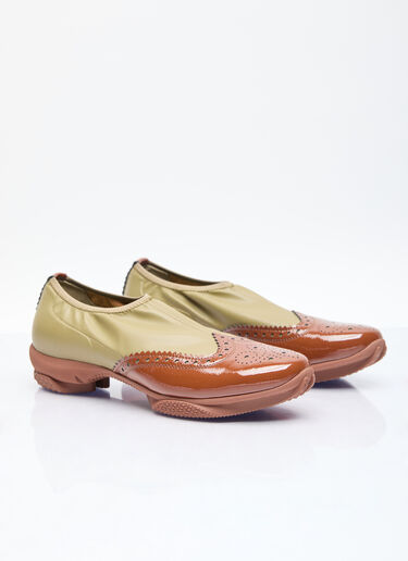 Kiko Kostadinov Sonia Slip-On Brogues Khaki kko0256016