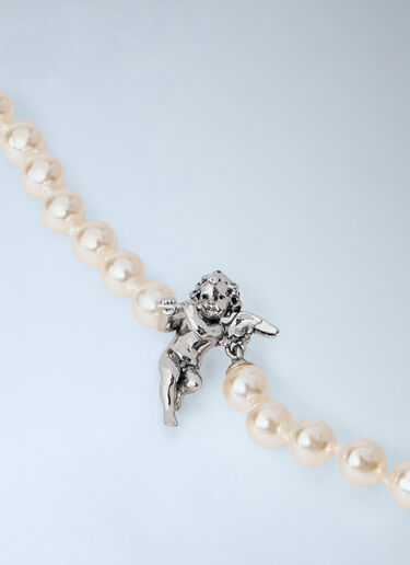 LN-CC® - Vivienne Westwood: Putti Pearl Bracelet - Silver Vivienne Westwood Putti Pearl Bracelet Silver vvw0366042