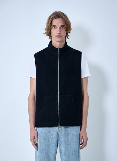 RIER High-Neck Zip Vest Black rrr0364005