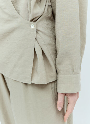 Lemaire Twisted Shirt Beige lem0256003