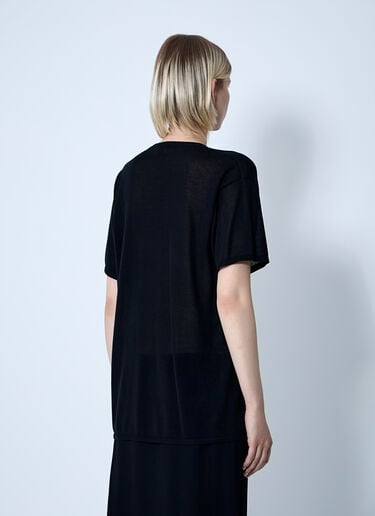 TOTEME Knit Top Black tot0261067
