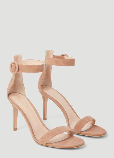 Gianvito Rossi 포르토피노 하이힐 샌들 베이지 gia0253021