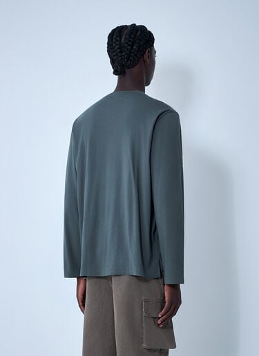 Logo Motif T-Shirt Our Legacy Logo Motif T-Shirt Grey our0162006