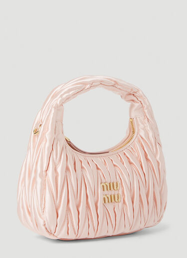 Miu Miu Matelassé Metallic Handbag Pink miu0250059