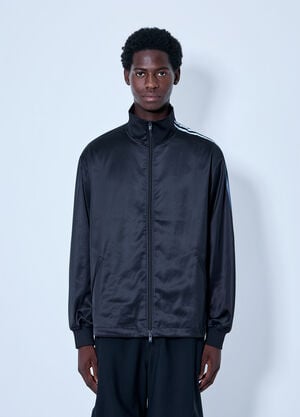 Y-3 Satin Gradient 3 Stripes Track Jacket Black yyy0365009