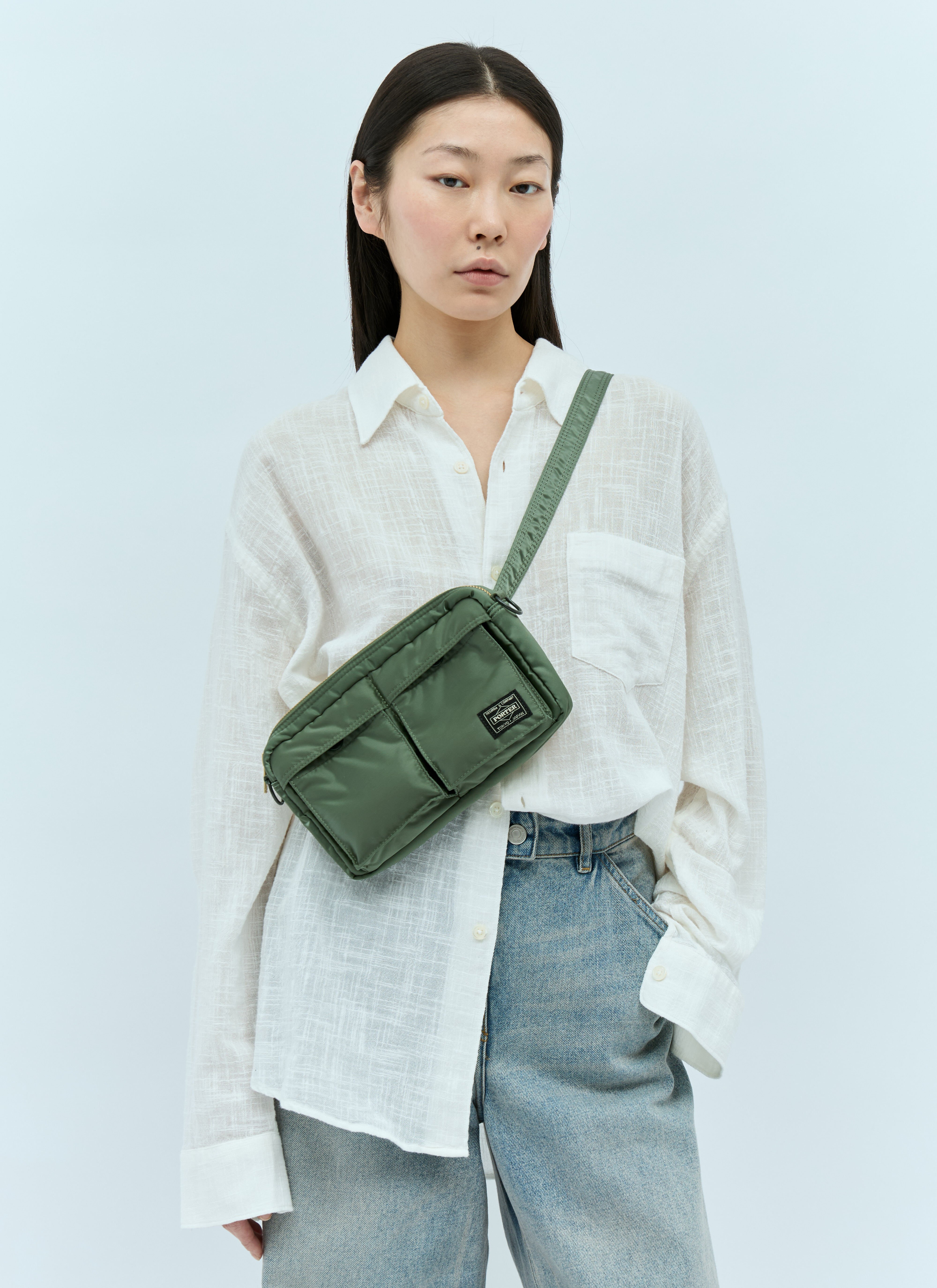 Porter Yoshida Co Women s Tanker Shoulder Bag in Green LN CC