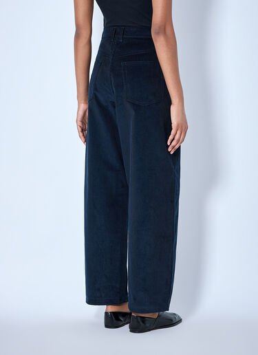 LN-CC® - RÓHE: Berber - Barrel Leg Trousers - Navy RÓHE Berber - Barrel Leg Trousers Navy roe0265019