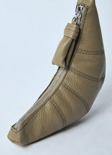 Lemaire Croissant Coin Pouch Crossbody Bag Khaki lem0360005