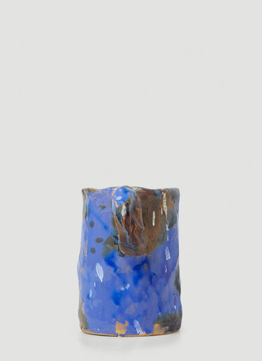 Niko June Paint Splatter Vase Blue nkj0347005