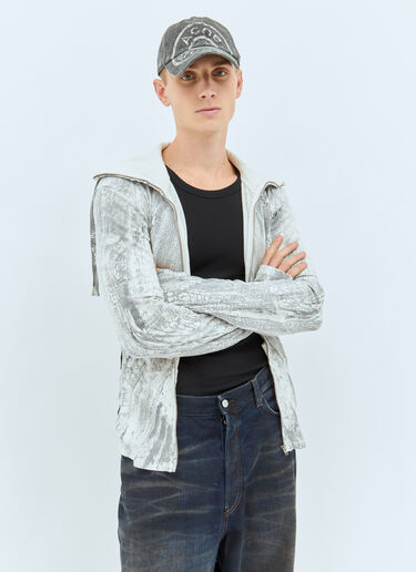 Acne Studios 印花徽标棒球帽 灰色 acn0158031