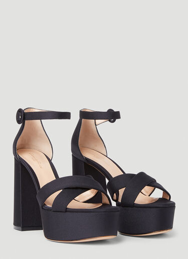 Gianvito Rossi Sheridan High Heel Sandals Black gia0251013