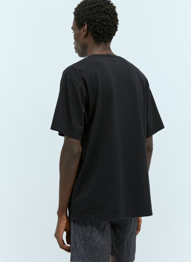 Stone Island 徽标印花 T 恤 黑色 sto0156099