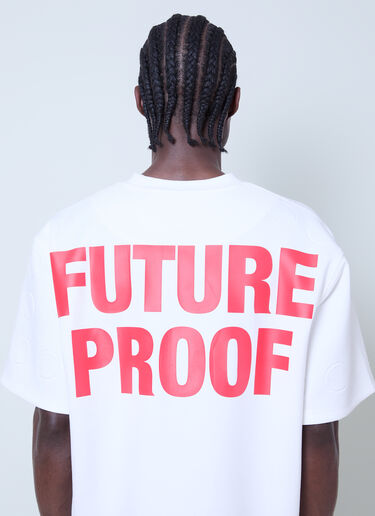 Walter Van Beirendonck x G-STAR 텍스트 프린트 티셔츠  화이트 wlt0160030
