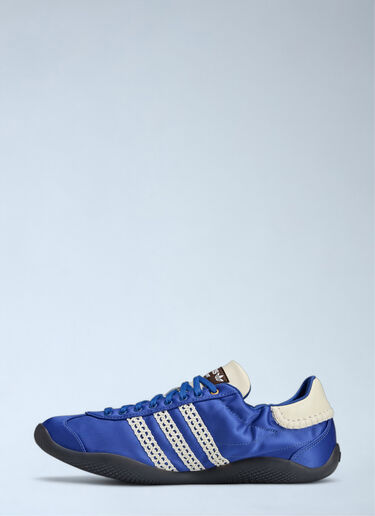 Karintha Low Satin Sneakers adidas by Wales Bonner Karintha Low Satin Sneakers Blue awb0163004