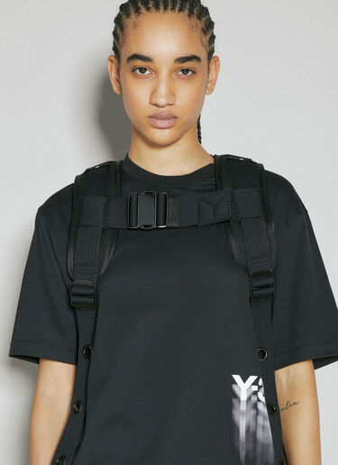 Y-3 Logo Embroidery Backpack Black yyy0356022