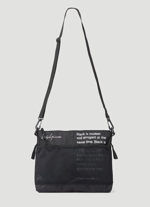 Yohji Yamamoto Sacoche Crossbody Bag Black yoy0150016