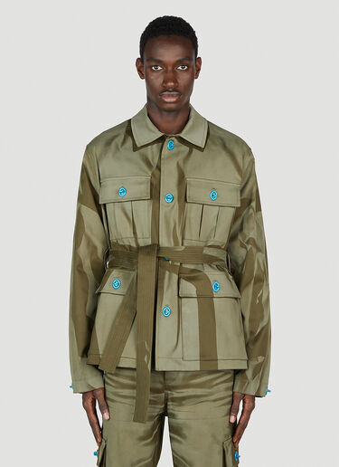 Botter Laser Print Jacket Khaki bot0152001