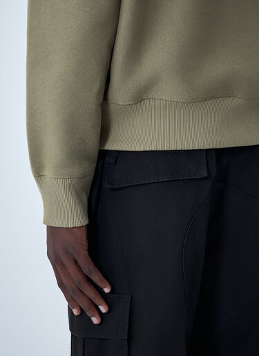 Stüssy Logo Motif Hooded Sweatshirt Olive sts0162025