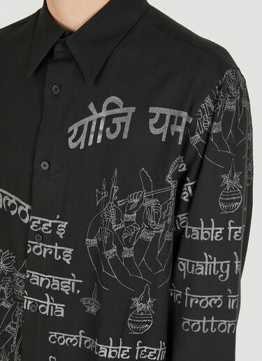 Yohji Yamamoto India Shirt Black yoy0150014