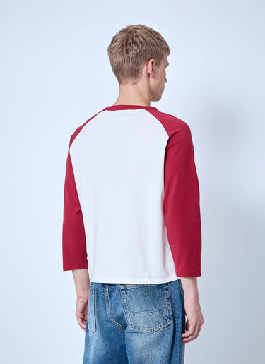 Acne Studios Wine Graphic T-Shirt Red acn0165056