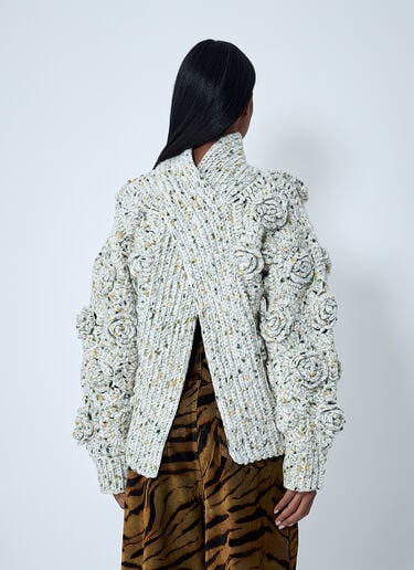 Crochet Sweater GANNI Crochet Sweater White gan0262003