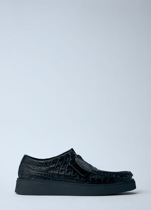 Martine Rose x Clarks Torview Lace-Up Shoes Black mrc0260002