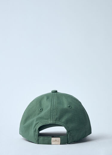 Stone Island Logo Motif Baseball Cap Green sto0160054