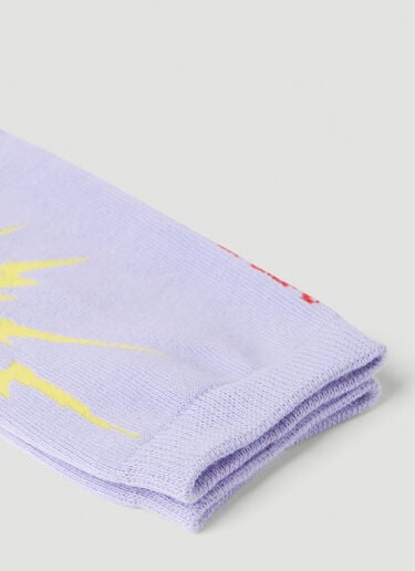 Walter Van Beirendonck Royal Icarus Socks Purple wlt0152025