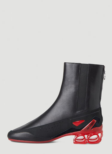 Raf Simons (RUNNER) Cycloid High Boots Black raf0147029