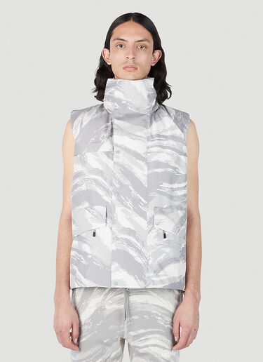 4 Moncler Hyke Vanil Gilet Jacket Grey mhy0151006