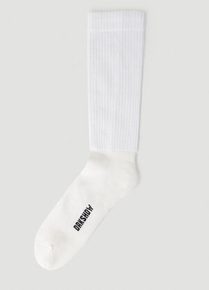 Rick Owens DRKSHDW Cunty Socks Brown drk0156016