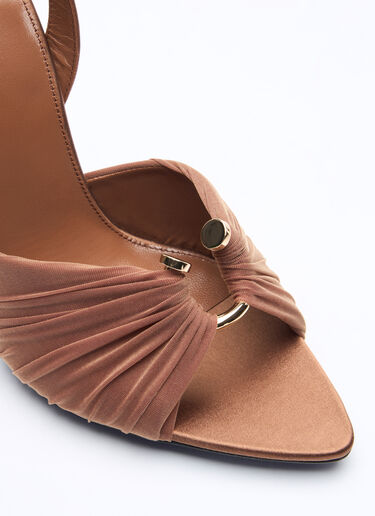 Saint Laurent Lola Sandals Brown sla0258013