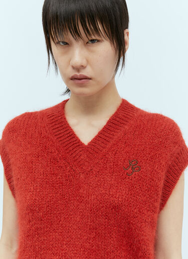 Rejina Pyo Spencer Knit Vest Red rej0254001