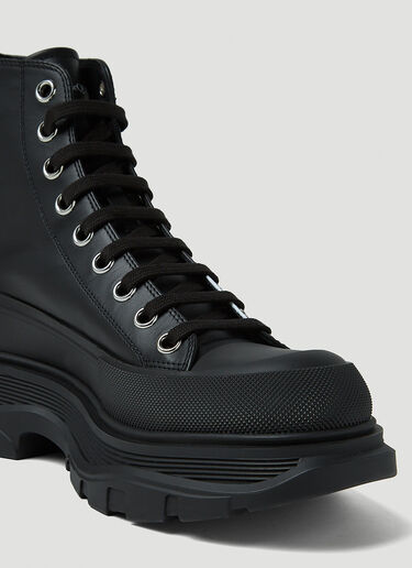 Alexander McQueen Tread Slick Ankle Boots Black amq0247089