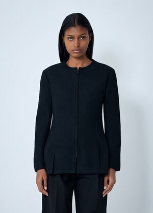 Yohji Yamamoto Wool Slim Jacket Black yoy0262005