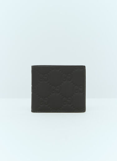 Gucci GG Rubber Effect-Bi-Fold Wallet Black guc0155110