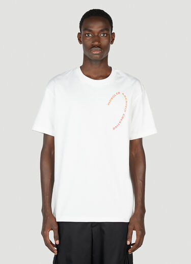 Moncler Graphic Print T-Shirt White mon0152026